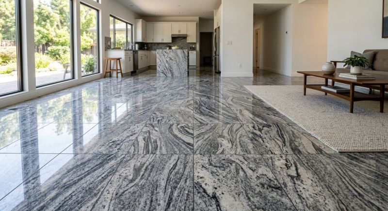 Granite Floor Installation in Overland Park, KS