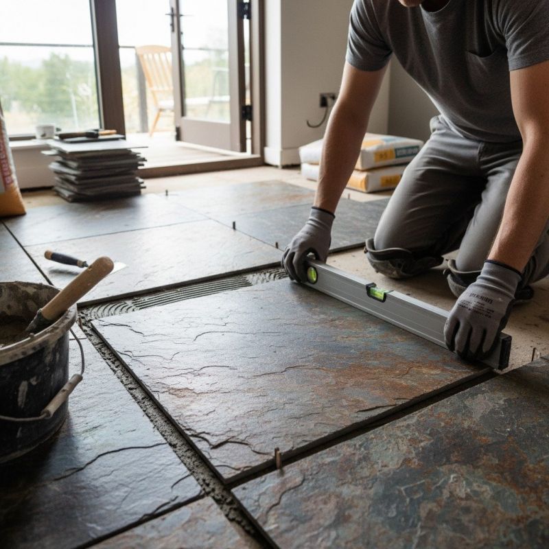 Slate Floor Installation in Kansas City, KS