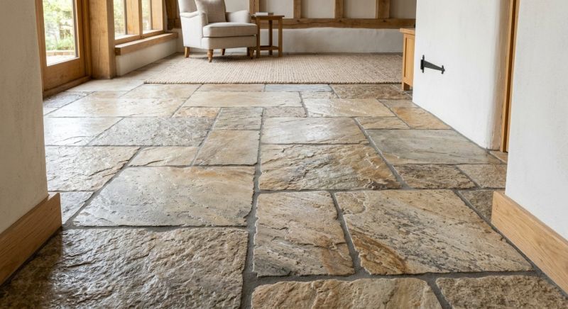 Stone Floor Installation in Olathe, KS