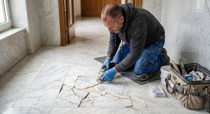 Terrazzo Tile Repair in Olathe, KS