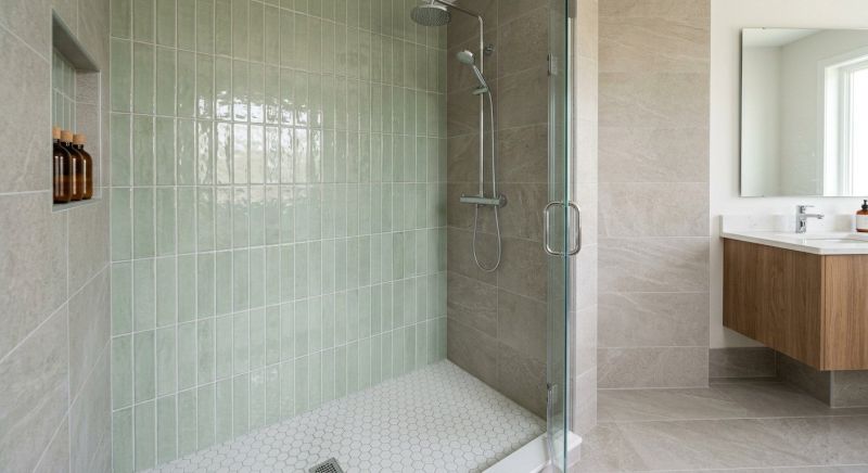 Tile Shower Floor Installation in Longmont, CO