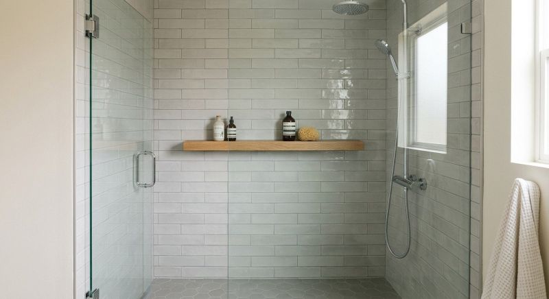 Tile Shower Floor Installation in Alpharetta, GA